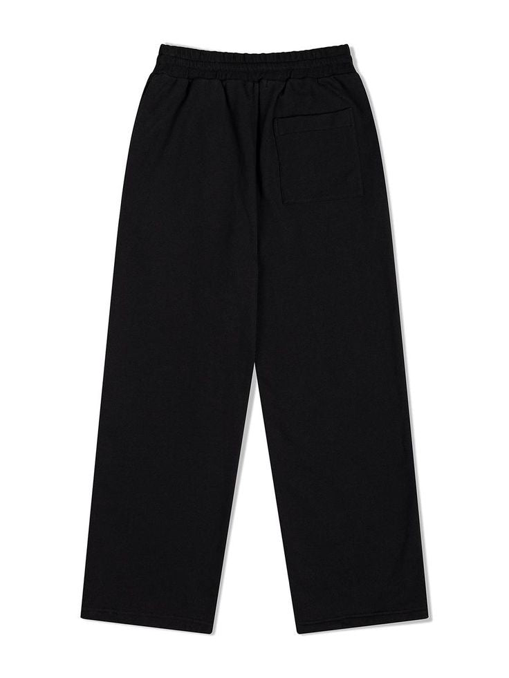 Relaxed fit wide leg pants