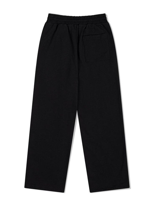 Relaxed fit wide leg pants